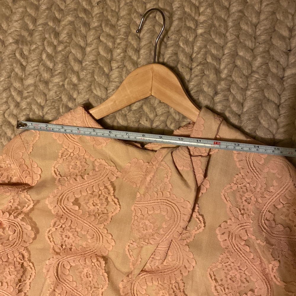 Vintage Ofelia’s pale pink lace cotton lined dress - Picture 15 of 15